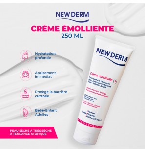 NEW DERM crème émolliente | 250 ml