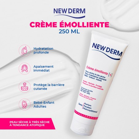 NEW DERM crème émolliente | 250 ml