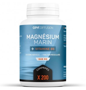 GPH DIFFUSION Magnésium Marin 548 mg | 200 comprimés