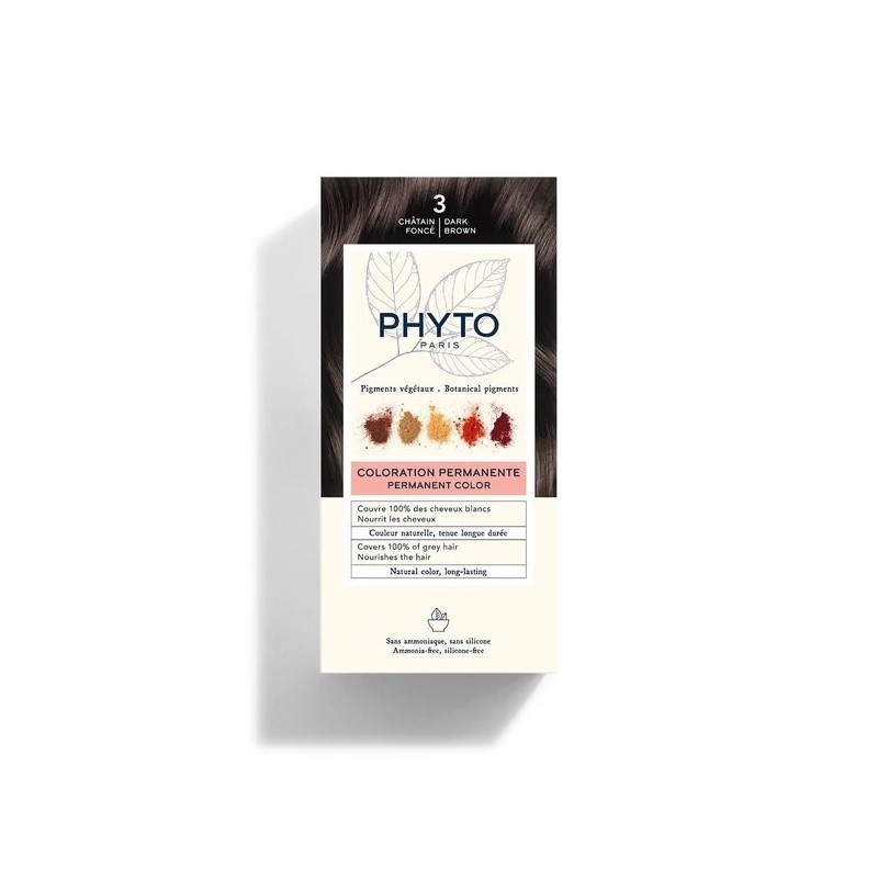 PHYTO COLOR N° 3 châtin foncé PHYTO COLOR N° 3 châtin foncé