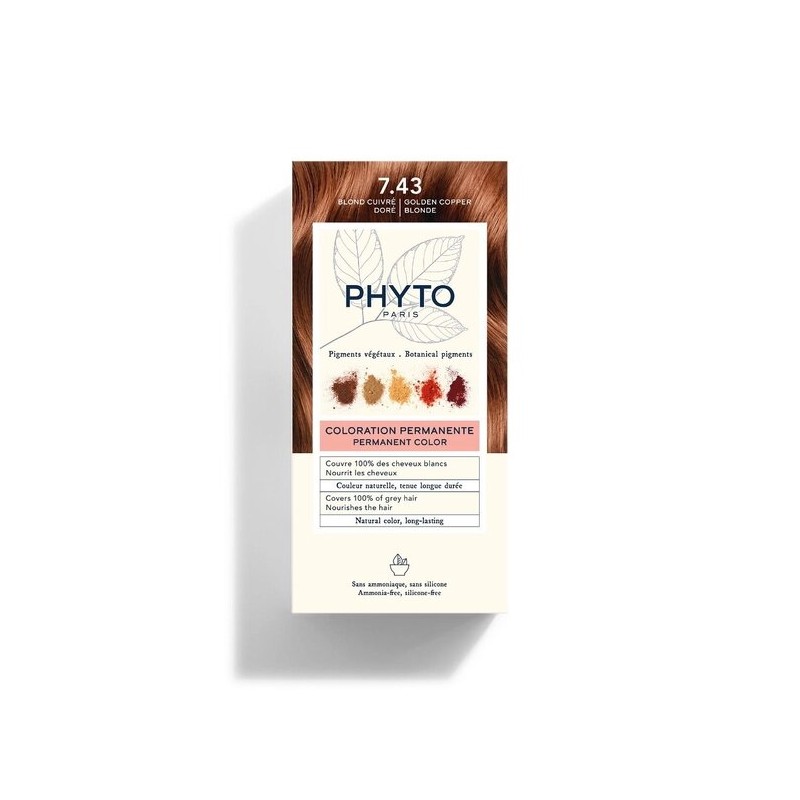 PHYTO COLOR N° 7.43 blond cuivré doré