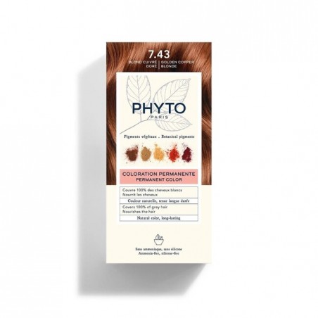 PHYTO COLOR N° 7.43 blond cuivré doré