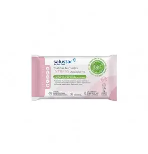 SALUSTAR Lingettes Humides Hygiène Intime | 12 unités