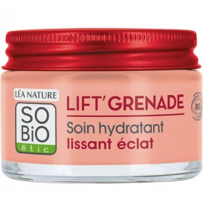 SO'BIO ETIC Lift'Grenade Soin Hydratant Lissant Éclat | 50 ml