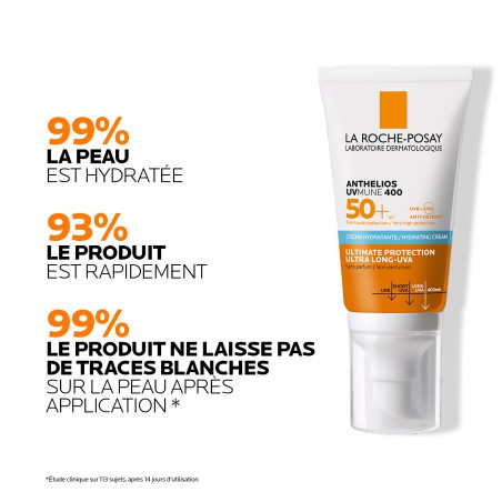 La Roche-Posay Offre Anthelios UVMune 400 Crème Solaire Invisible | Peaux Sensibles Normales À Sèches | 50ml