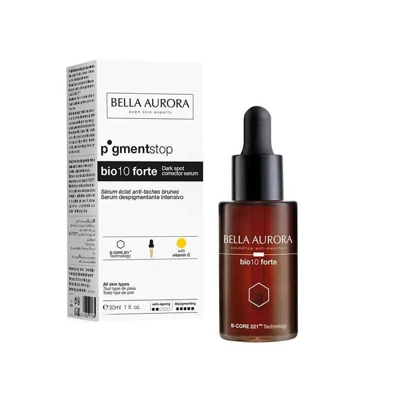 BELLA AURORA PIGMENTSTOP BIO 10 FORTE Sérum correcteur de taches brunes Tous Types de peau | 30 ml