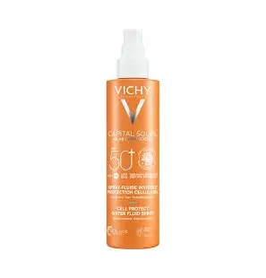 VICHY Capital Soleil Spray Fluide Invisible Protection Cellulaire spf 50+ | 200 ml