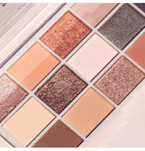 MUA 15 SHADE EYESHADOW PALETTE - BLUSH NUDES