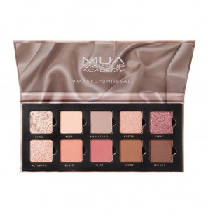 MUA SILK NUDES 10 SHADE EYESHADOW PALETTE