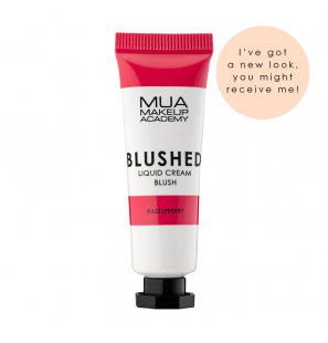 MUA BLUSHED LIQUID CREAM BLUSHER - RAZZLEBERRY