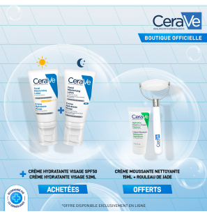 CeraVe Offre crème hydratante visage SPF50 52ml + Crème Hydratante Visage | 52ml