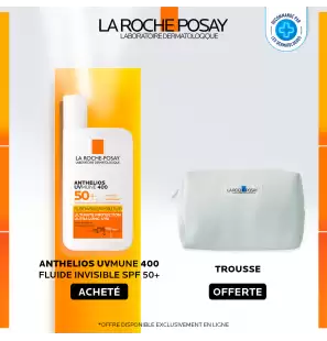 La Roche-Posay Offre Anthelios UVMune 400 Fluide Invisible Solaire SPF50+ Peau Sensible | 50ml