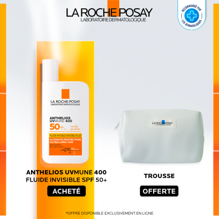 La Roche-Posay Offre Anthelios UVMune 400 Fluide Invisible Solaire SPF50+ Peau Sensible | 50ml