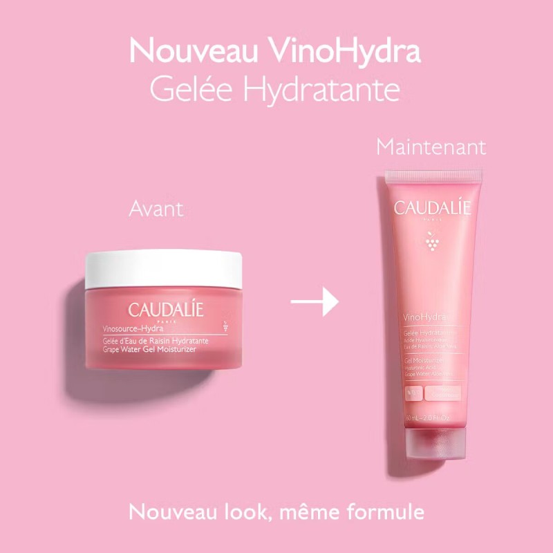 CAUDALIE VINOHYDRA gelée d'eau de raisin hydratante 60 ml