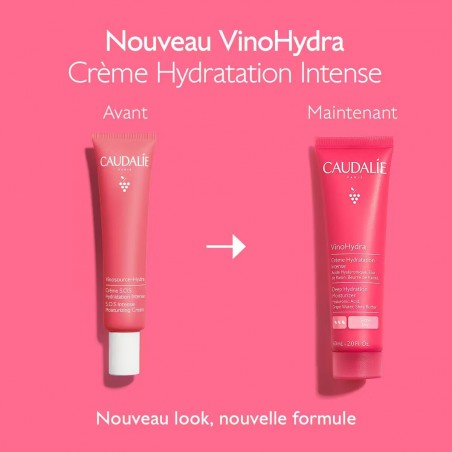 CAUDALIE VINOHYDRA Crème Hydratation Intense 60ML