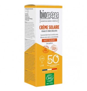 BIOREGENA CREME SOLAIRE Visage et Zones Délicates | 40ml