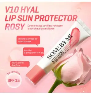 SOME BY MI V10 HYAL LIP SUN PROTECTOR ROSY | 7 ML