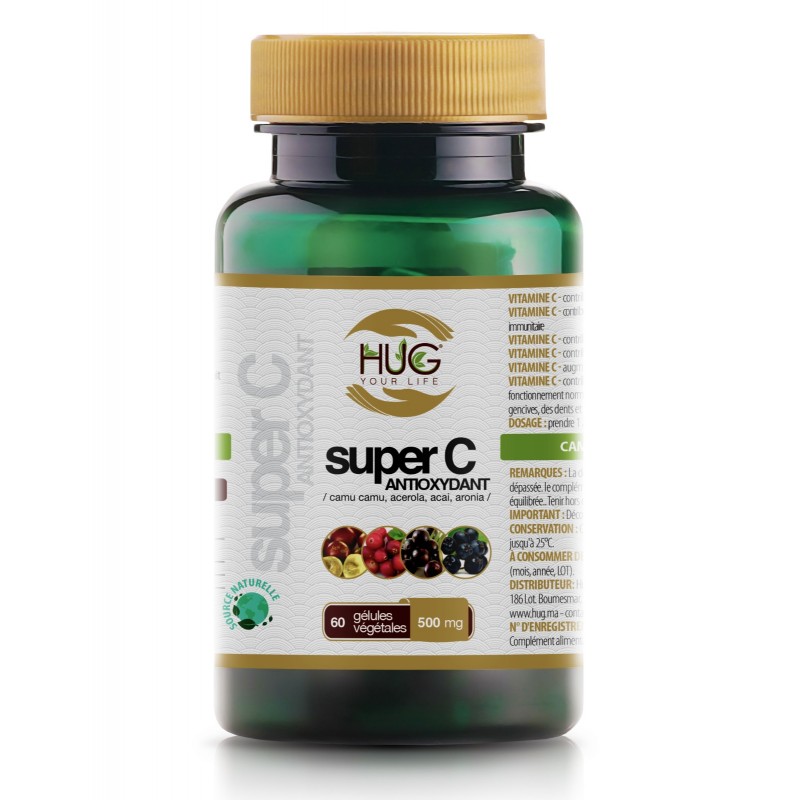 HUG Super C anti oxydant | 60 capsules