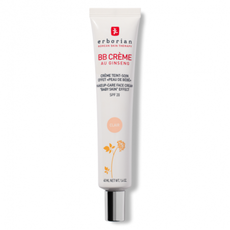 ERBORIAN BB Crème au Ginseng Clair Spf 20 | 40 ml