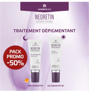 NEORETIN PACK sérum Booster fluide 30 ml +  gel crème dépigmentante spf 50+