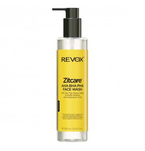 REVOX ZITCARE AHA.BHA.PHA. FACE WASH, 250ml