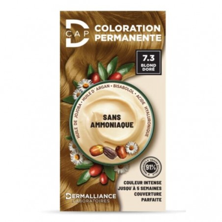 D-CAP COLORATION PERMANENTE N7.3 BLOND DORE