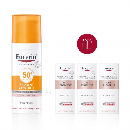 EUCERIN OFFRE SUN PROTECTION PIGMENT CONTROL FLUID PROTECTION SPF 50+|50 ml