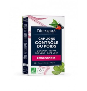 DIETAROMA Cap ligne Brûle-graisse et Contrôle du poids Bio | 30 comprimés