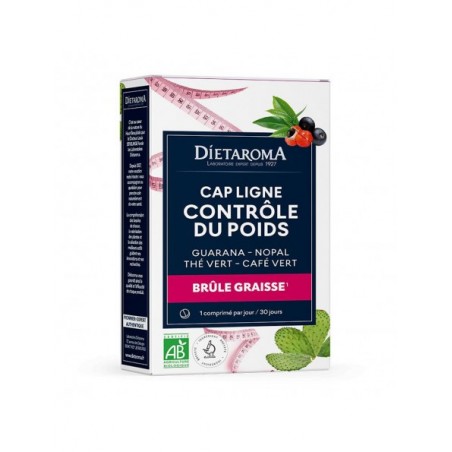 DIETAROMA Cap ligne Brûle-graisse et Contrôle du poids Bio | 30 comprimés