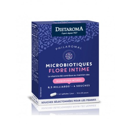 DIETAROMA Philaromal Microbiotiques Flore intime | 20 gélules