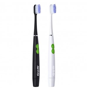 GUM SONIC DAILY SOFT BROSSE A DENTS BLANCHE OU NOIR 4100