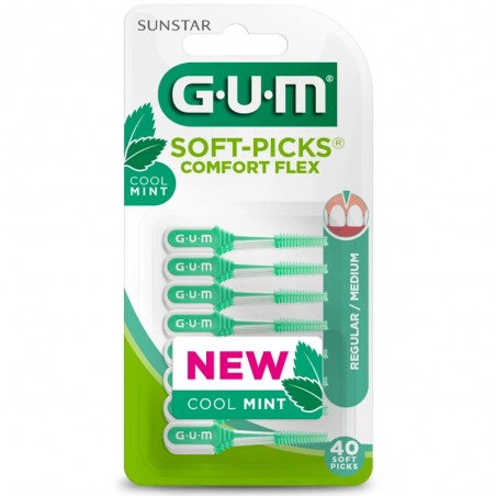 GUM SOFT-PICKS CONFORT MENTHOLE B40 REF 670