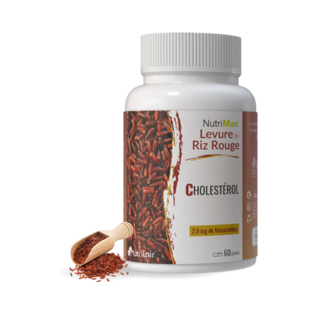 Nutrimax Levure de Riz Rouge 60 Gélules