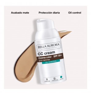 BELLA AURORA CC CREME ANTI-TACHES OIL FREE SPF50+ 50ML