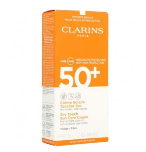 CLARINS creme solaire toucher sec SPF 50+ | 50ml