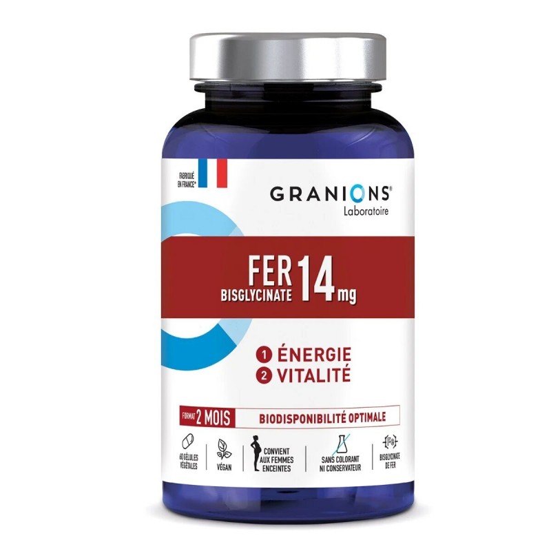 GRANIONS Fer 14MG | 60 gélules GRANIONS Fer 14MG | 60 gélules
