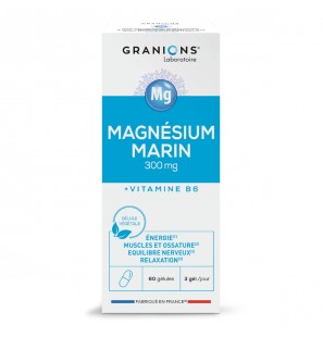 GRANIONS Magnésium Marin 300mg | 60 gélules