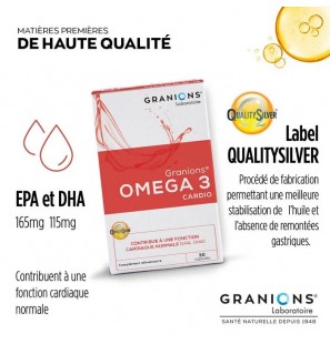 GRANIONS Omega 3 Cardio B30 Gelules