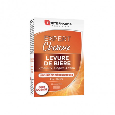 FORTE PHARMA EXPERT CHEUVEUX LEVURE DE BIERE 2000MG B28 COMPRIMES