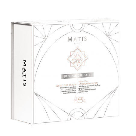 MATIS PARIS COFFRET DE COEUR SENSIFLORA SERUM 30ML + CREME PEAU DELICATE 50ML OFFERTE