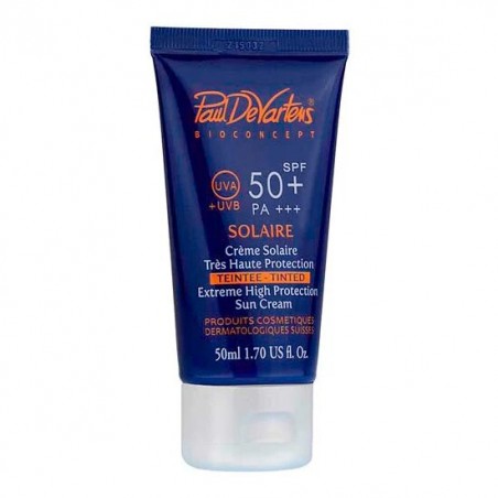 PAUL DE VARTENS Crème Solaire TEINTEE SPF 50+