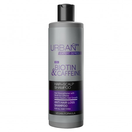 URBAN CARE EXPERT SERIES BIOTIN & CAFFEINE HAIR + SCALP SHAMPOOING 350ML