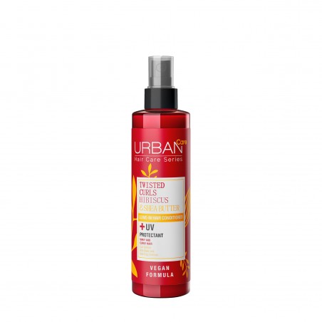 URBAN CARE TWISTED CURLS HIBISCUS & SHEA BUTTER LEAVE IN CONDITIONER 200ML