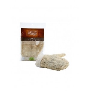 AQUA MASSAGE GANT MASSAGE EXFOLIANT SISAL EN FIBRE ALOES