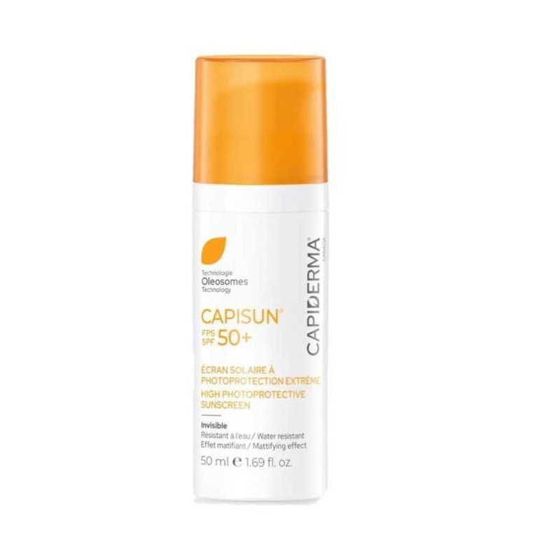 CAPIDERMA CAPISUN crème invisible 50+ l 50 ml CAPIDERMA CAPISUN crème invisible 50+ l 50 ml