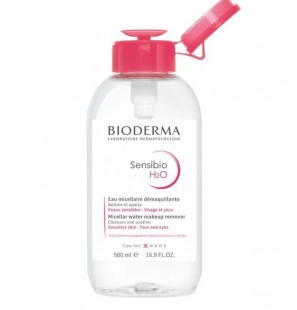 BIODERMA SENSIBIO H2O SOLUTION MICELLAIRE 500ML POMPE