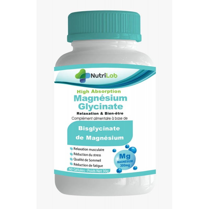 NUTRILAB MAGNESIUM GLYCINATE B60 GELULES NUTRILAB MAGNESIUM GLYCINATE B60 GELULES