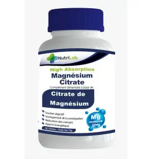 NUTRILAB MAGNESIUM CITRATE 300mg B60 GELULES