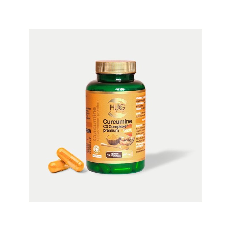 HUG Curcumin C3 Complexe Premium | 60 capsules