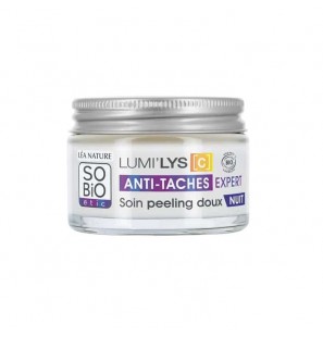 SO'BIO ETIC LUMI'LYS SOIN DE NUIT PEELING ANTI-TACHE 50ML